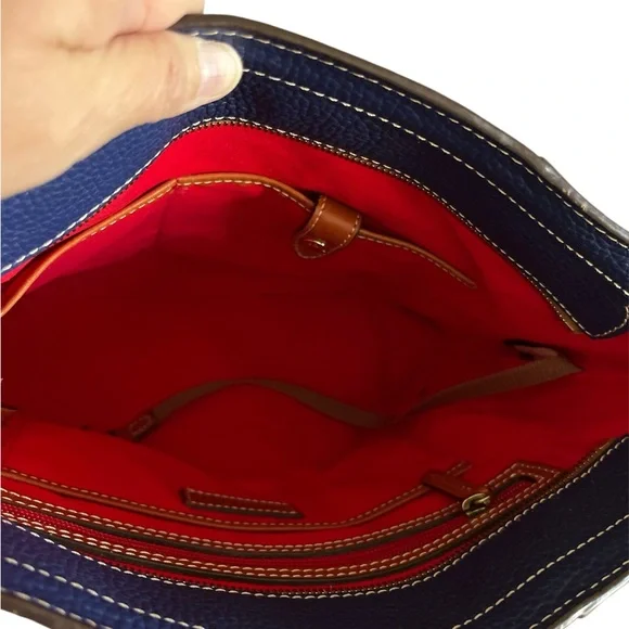 Dooney & Bourke Blue Pebbled Leather Tote - NWOT - Picture 9 of 10